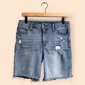 Wild Fable High Rise Shorts Denim Comfort Casual Distressed Stretch Women’s 6